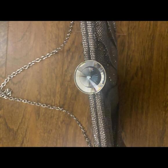 Vintage Jessica McClintock Snake Embossed &Gold  Metallic Clutch Set - Picture 14 of 14